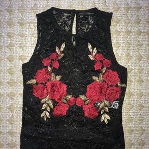 Floral Lace bodysuit RARE